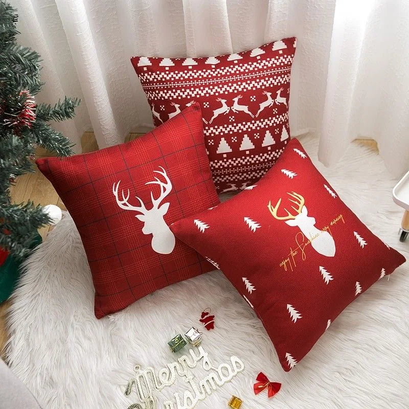 NEW Christmas Cartoon Pillow Cover