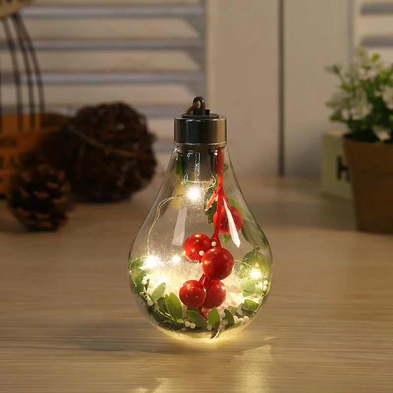 LED Christmas Bulb Ball Decorative Design