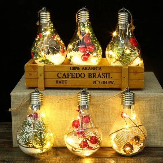 LED Christmas Bulb Ball Decorative Design