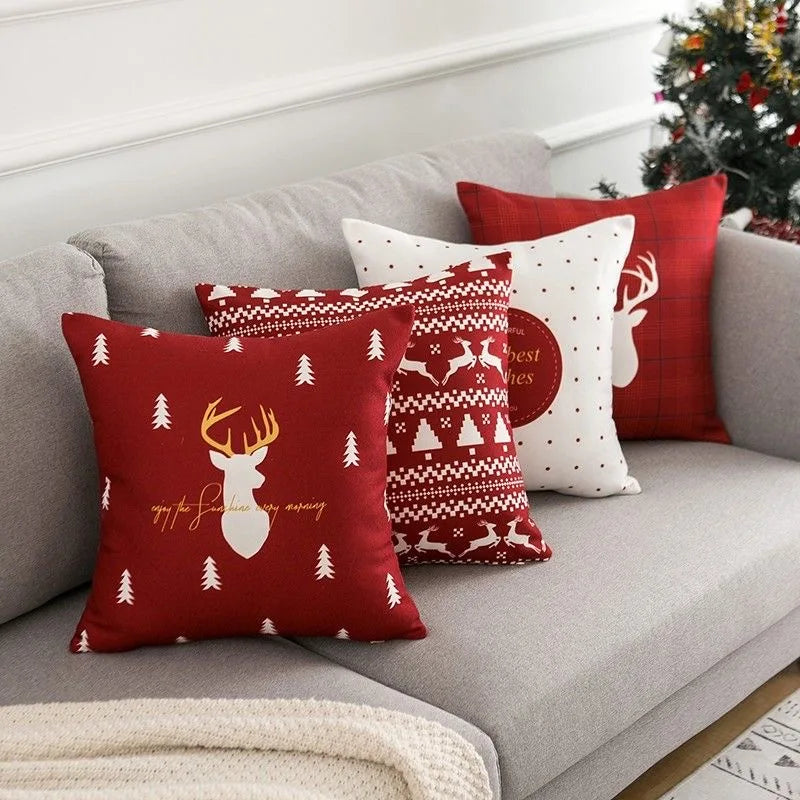 NEW Christmas Cartoon Pillow Cover