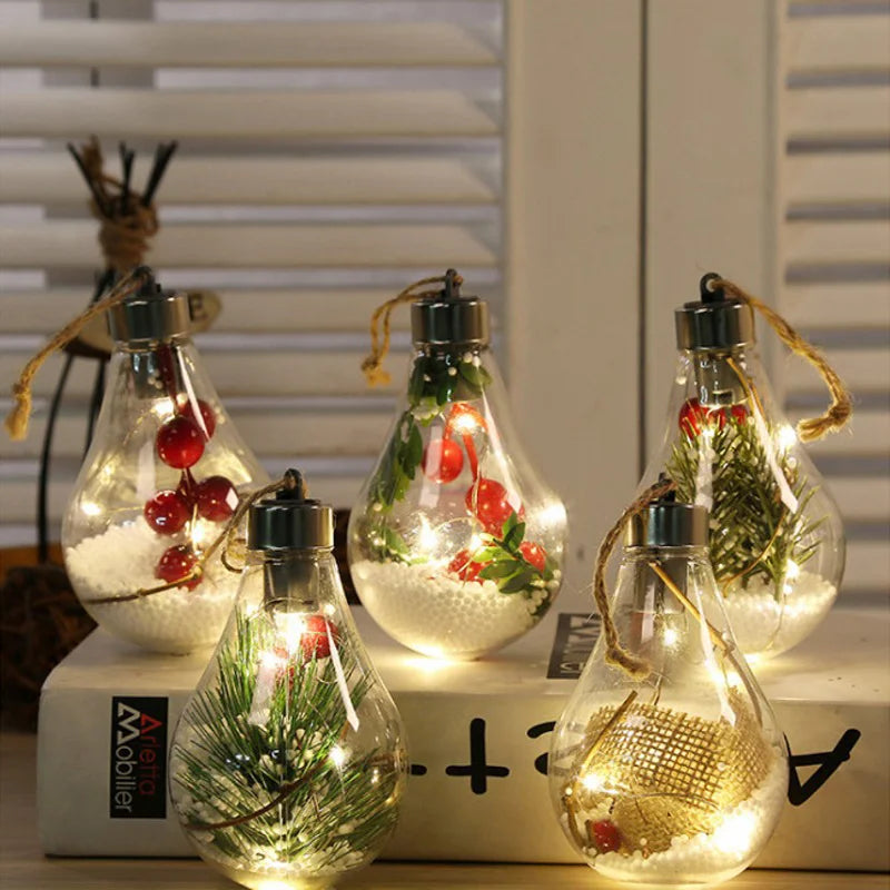 LED Christmas Bulb Ball Decorative Design