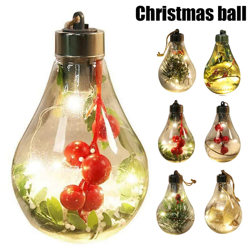 LED Christmas Bulb Ball Decorative Design