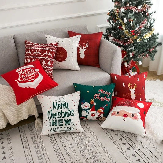 NEW Christmas Cartoon Pillow Cover