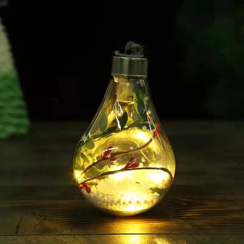 LED Christmas Bulb Ball Decorative Design