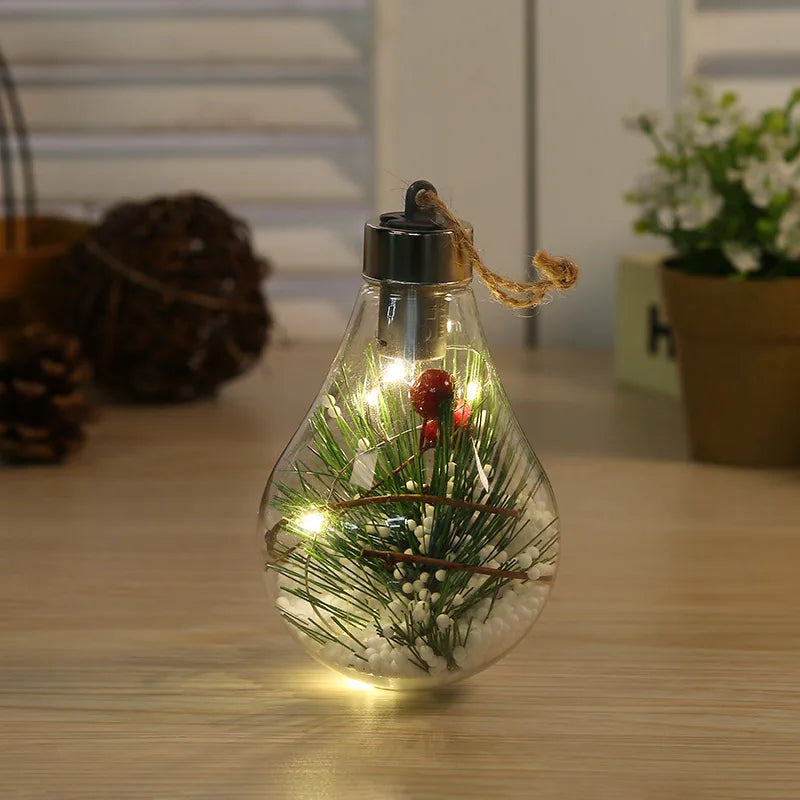 LED Christmas Bulb Ball Decorative Design