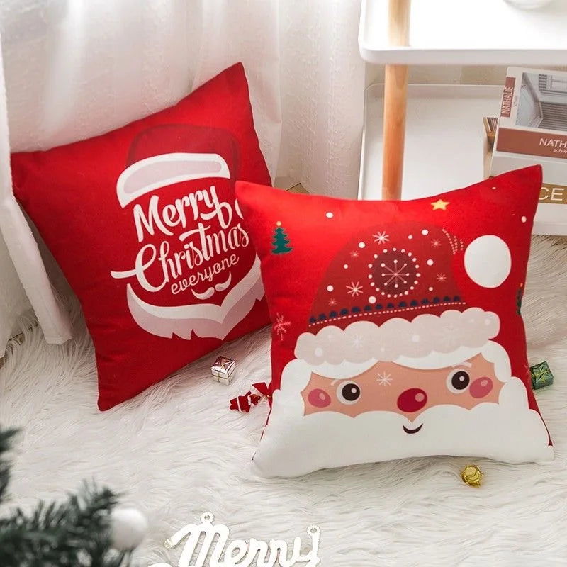 NEW Christmas Cartoon Pillow Cover